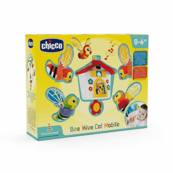 Chicco Classic Mobile de Lit Musical Ruche d'Abeilles (0-6M)