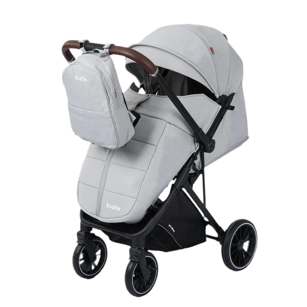Poussette Citadine Compacte Kidilo gris