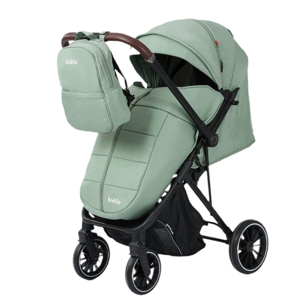 Poussette Citadine Compacte Kidilo vert