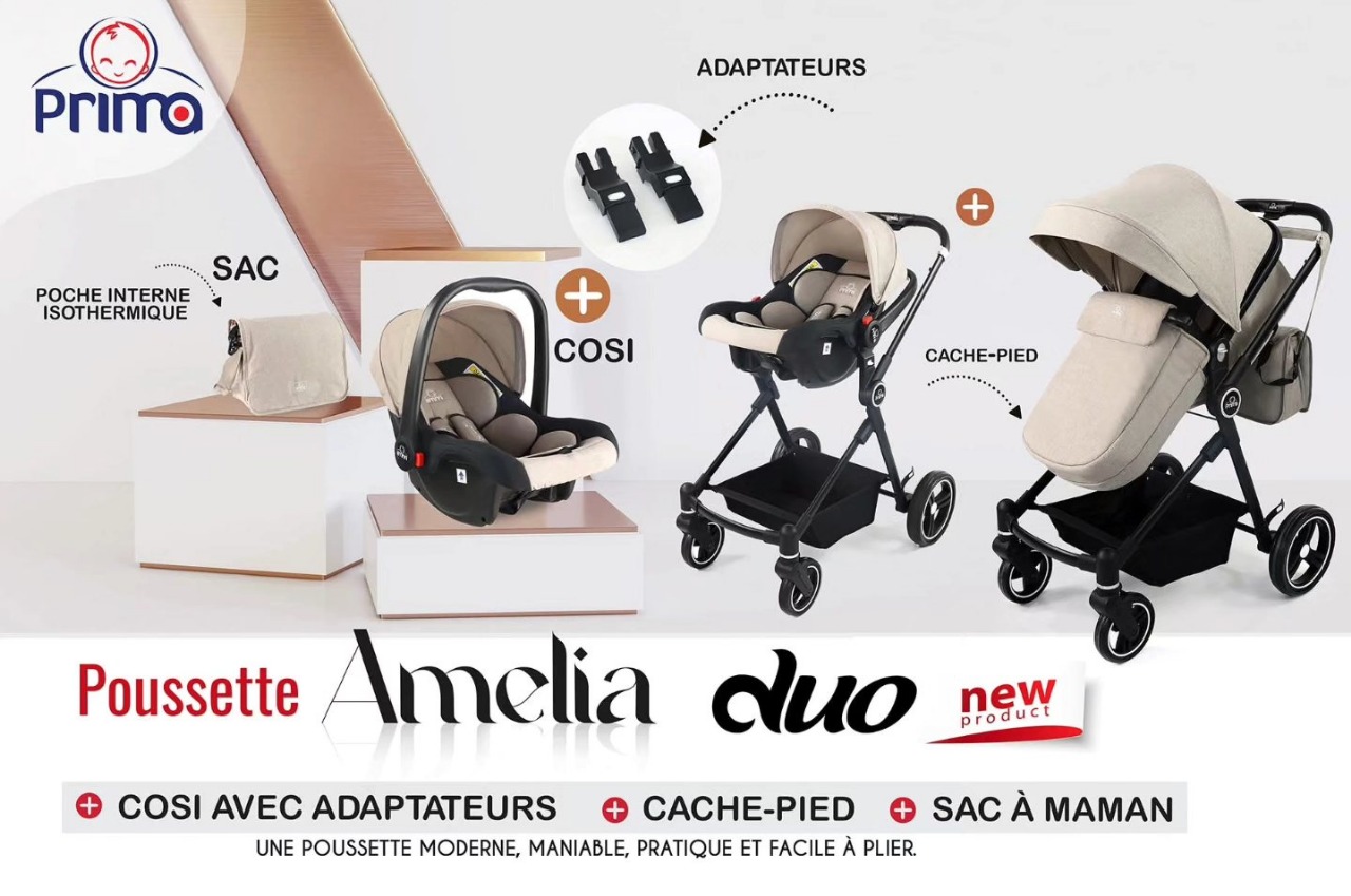 Poussette Duo Primo Amelia beige