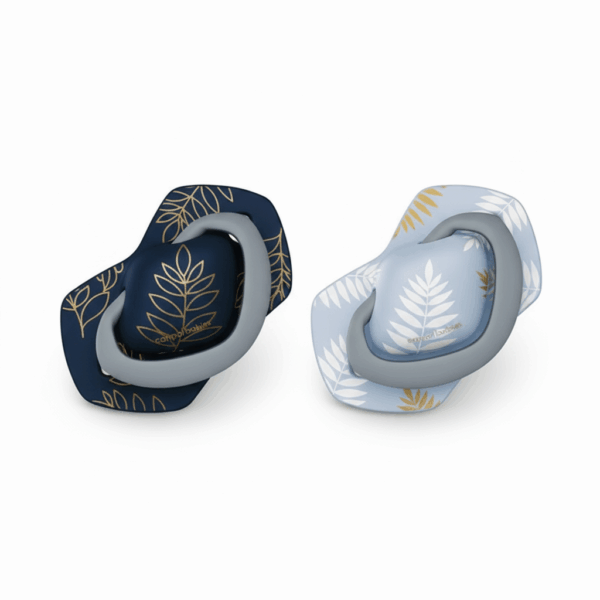 Sucettes Silicone Symétriques Canpol Babies 0-6m - Lot de 2