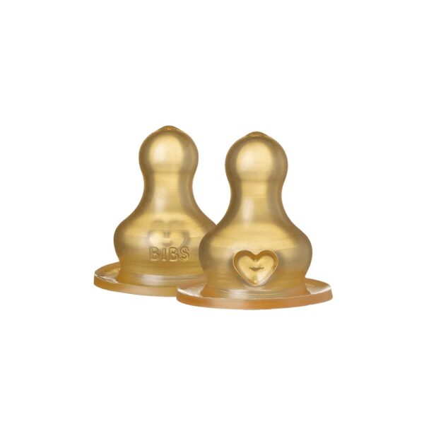 Tétines Biberon BIBS Rondes - Lot de 2